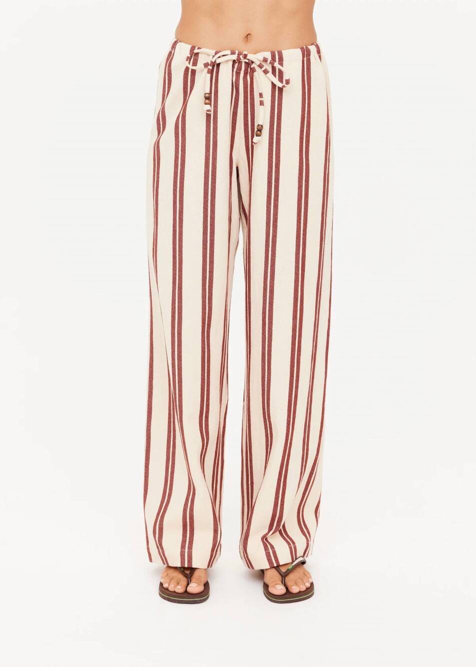 NEW THE UPSIDE baja charli drawstring pant in stripe